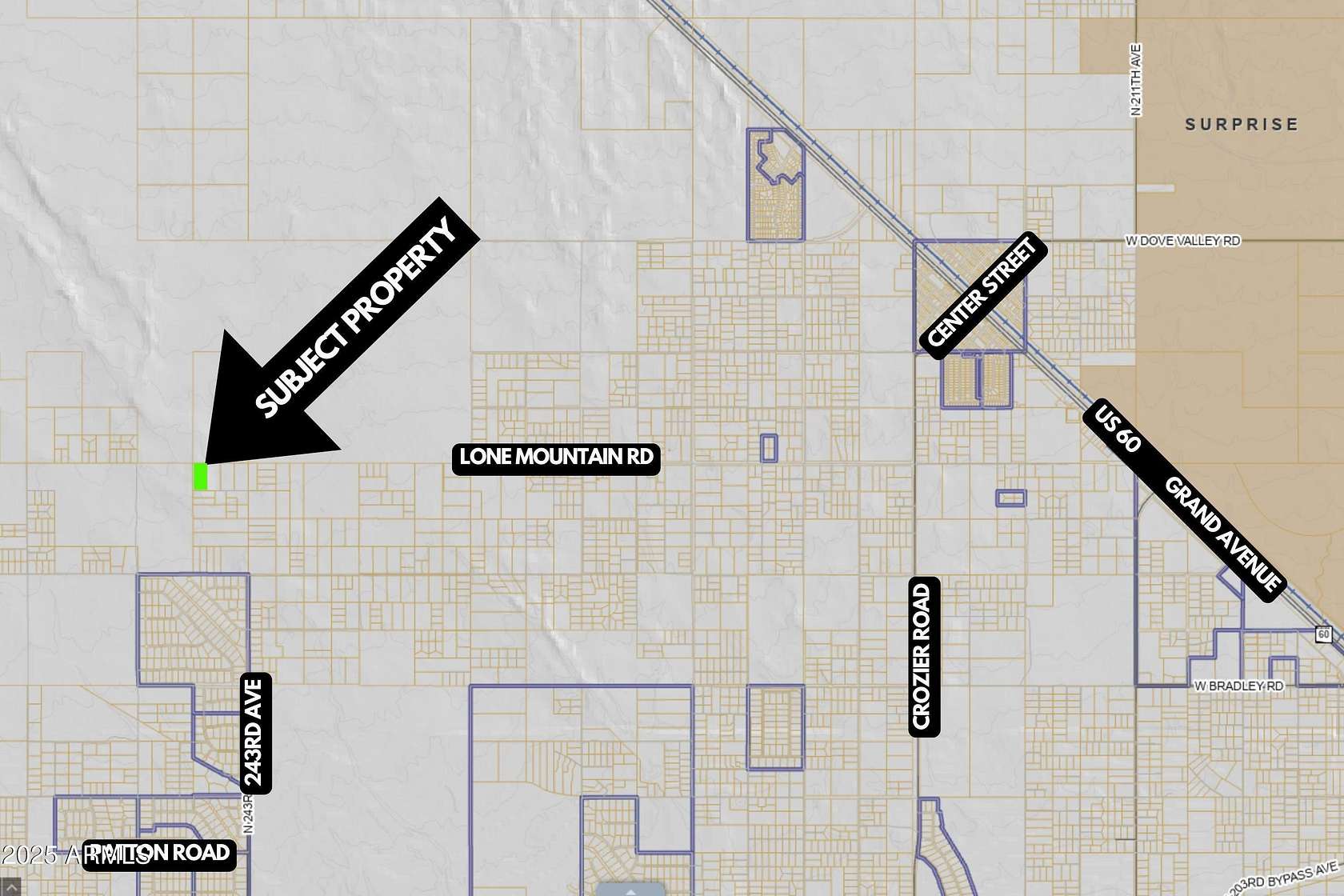 5 Acres of Residential Land for Sale in Wittmann, Arizona