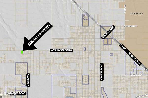 5 Acres of Residential Land for Sale in Wittmann, Arizona