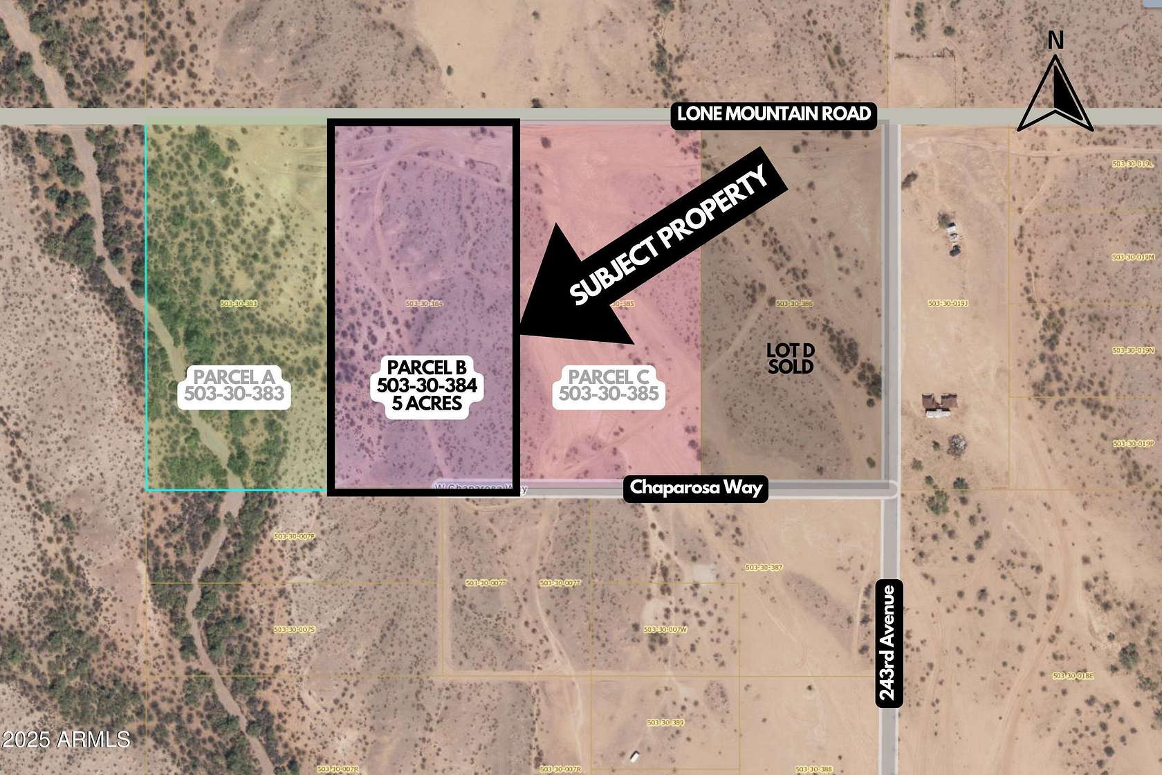 5 Acres of Residential Land for Sale in Wittmann, Arizona