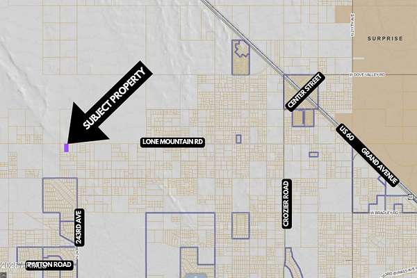 5 Acres of Residential Land for Sale in Wittmann, Arizona