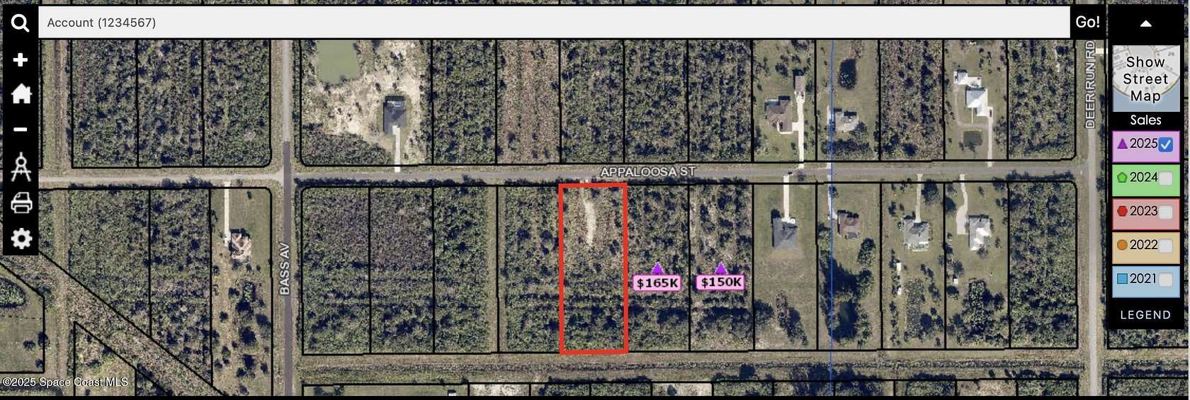 2.65 Acres of Residential Land for Sale in Palm Bay, Florida