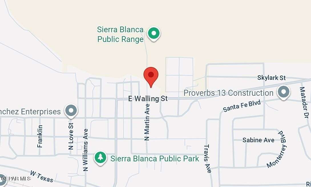 7.42 Acres of Residential Land for Sale in Sierra Blanca, Texas