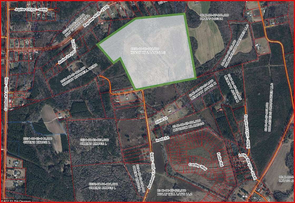 71.1 Acres of Land for Sale in Holly Hill, South Carolina