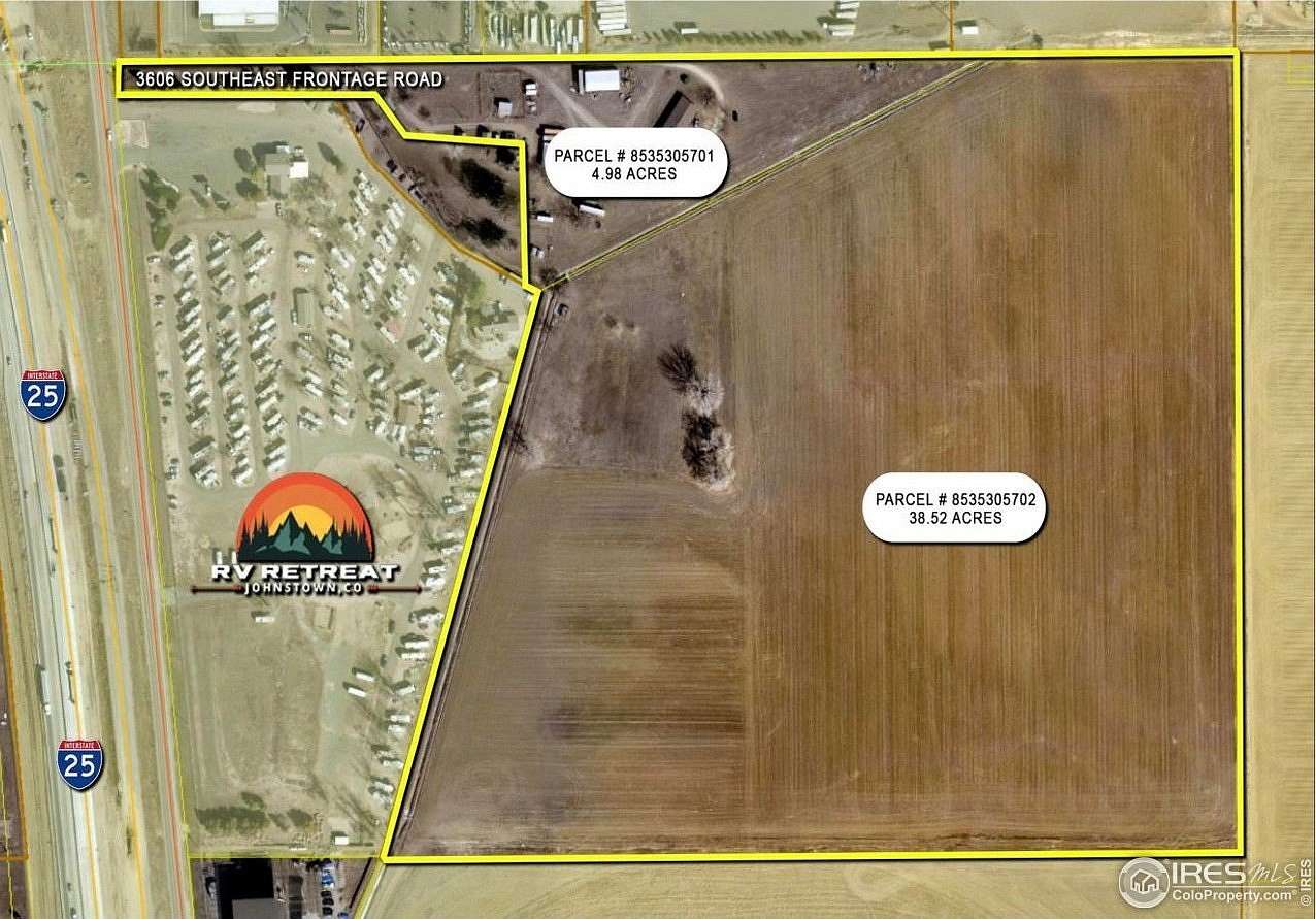 43.5 Acres of Improved Mixed-Use Land for Sale in Johnstown, Colorado