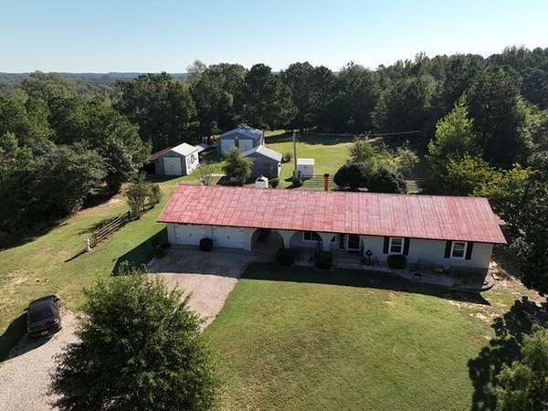 35 Acres of Land with Home for Sale in Valliant, Oklahoma