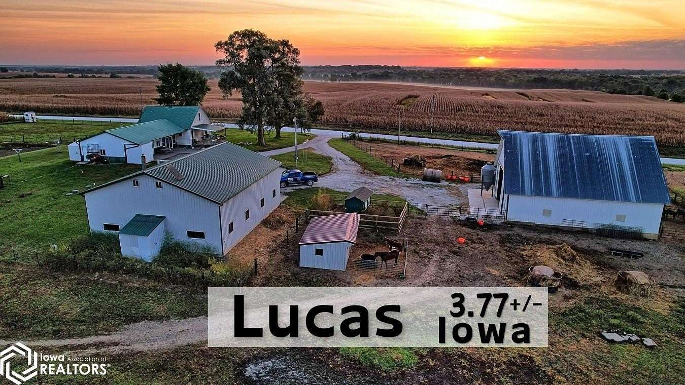 3.77 Acres of Residential Land with Home for Sale in Chariton, Iowa