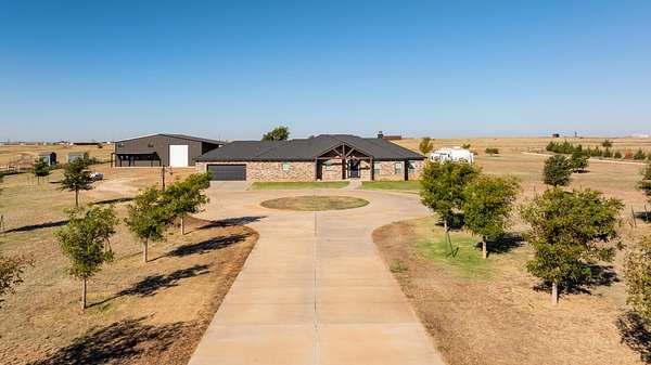 10.2 Acres of Land with Home for Sale in Shallowater, Texas