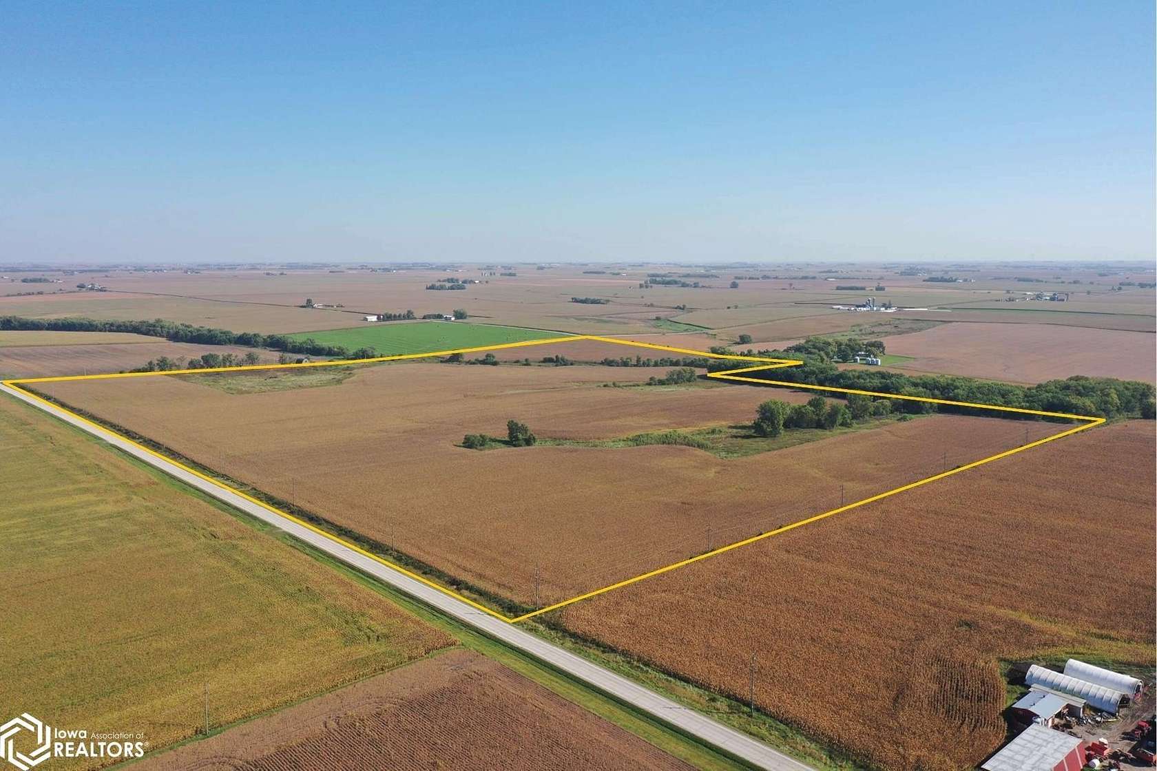 134 Acres of Agricultural Land for Sale in Sumner, Iowa