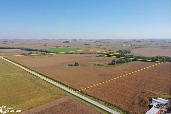 134 Acres of Agricultural Land for Sale in Sumner, Iowa