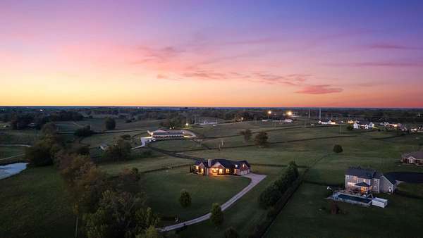 34.3 Acres of Agricultural Land with Home for Sale in Midway, Kentucky