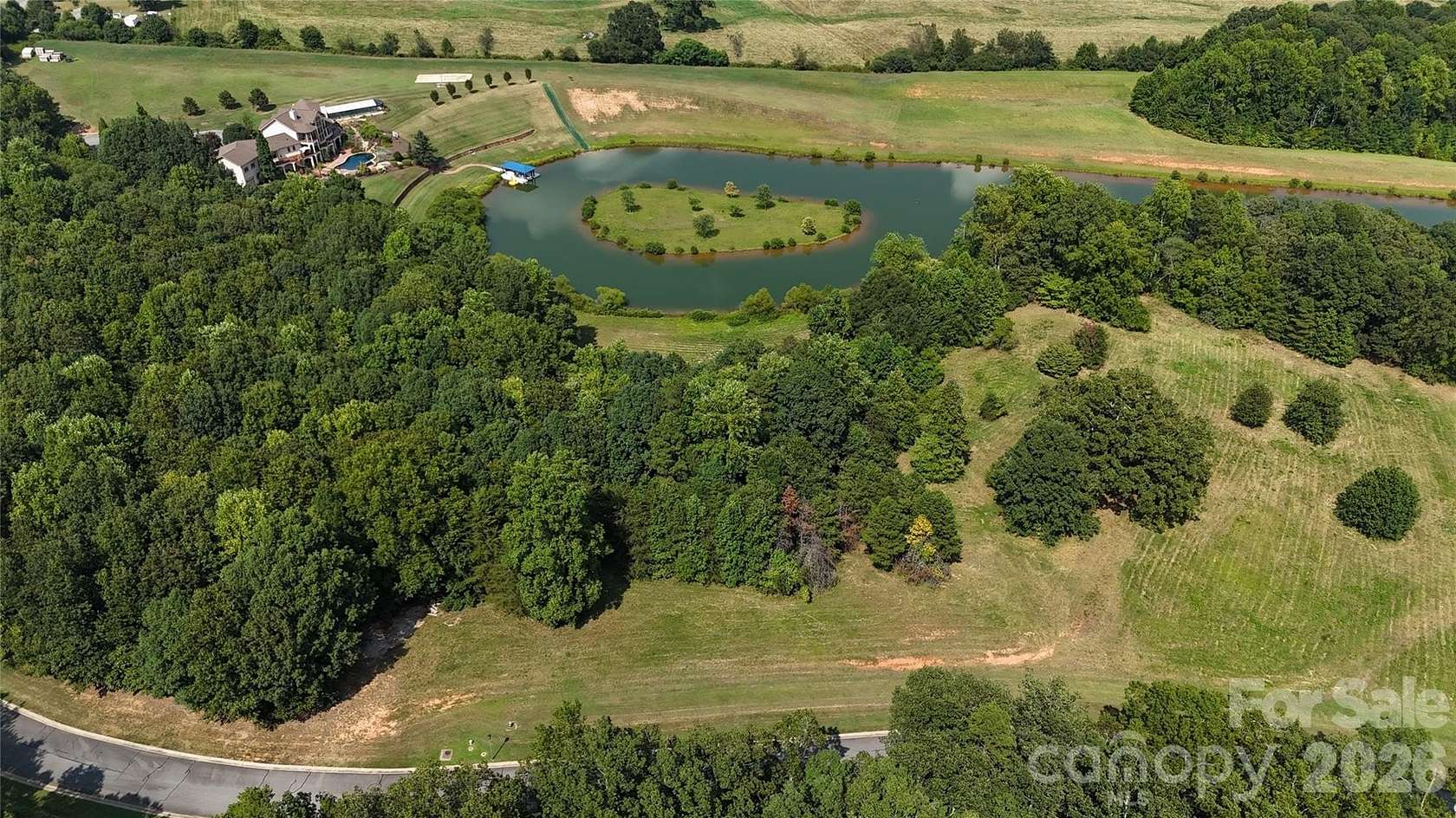 6.83 Acres of Land with Home for Sale in Catawba, North Carolina