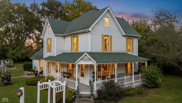 8 Acres of Residential Land with Home for Sale in Pendleton, Indiana