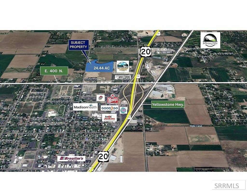 24.4 Acres of Mixed-Use Land for Sale in Rigby, Idaho