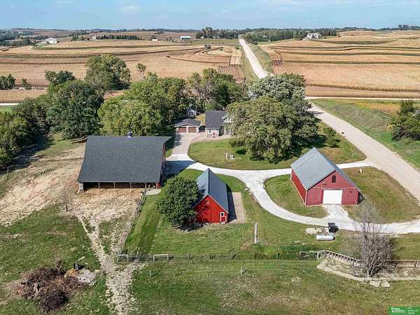 12.3 Acres of Land with Home for Sale in Blair, Nebraska