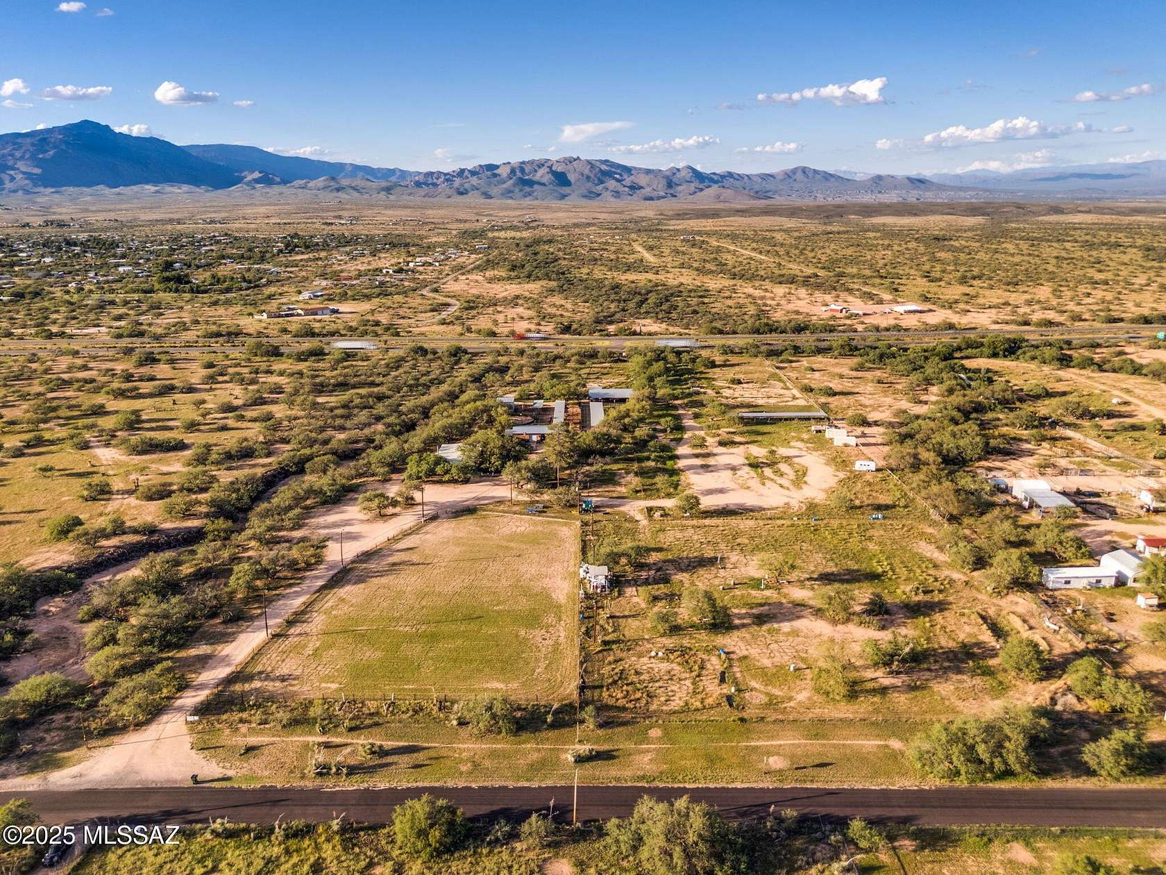 11.3 Acres of Land with Home for Sale in Benson, Arizona