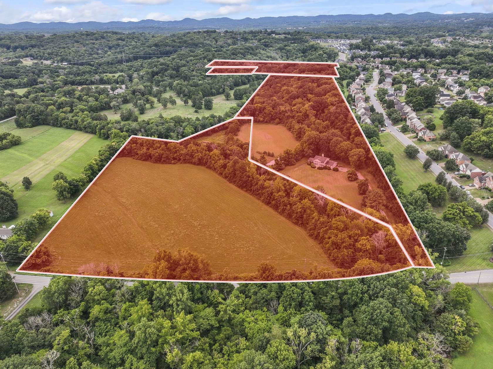 47.6 Acres of Agricultural Land with Home for Sale in Antioch, Tennessee