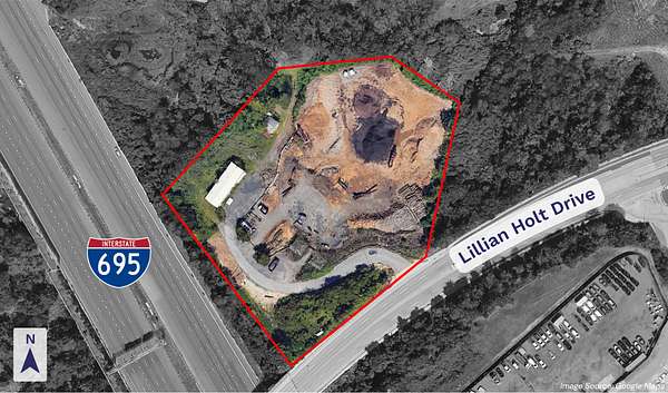 2.49 Acres of Commercial Land for Lease in Rosedale, Maryland