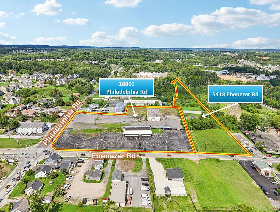 9 Acres of Mixed-Use Land for Lease in White Marsh, Maryland