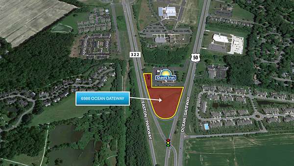 4.1 Acres of Commercial Land for Sale in Easton, Maryland