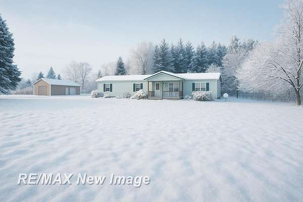 1.54 Acres of Residential Land with Home for Sale in Hemlock, Michigan