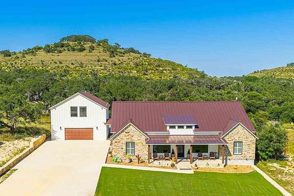 26.4 Acres of Recreational Land with Home for Sale in Blanco, Texas