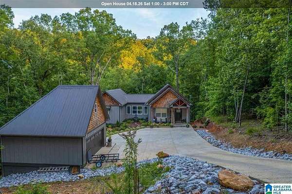 6.82 Acres of Land with Home for Sale in Ohatchee, Alabama