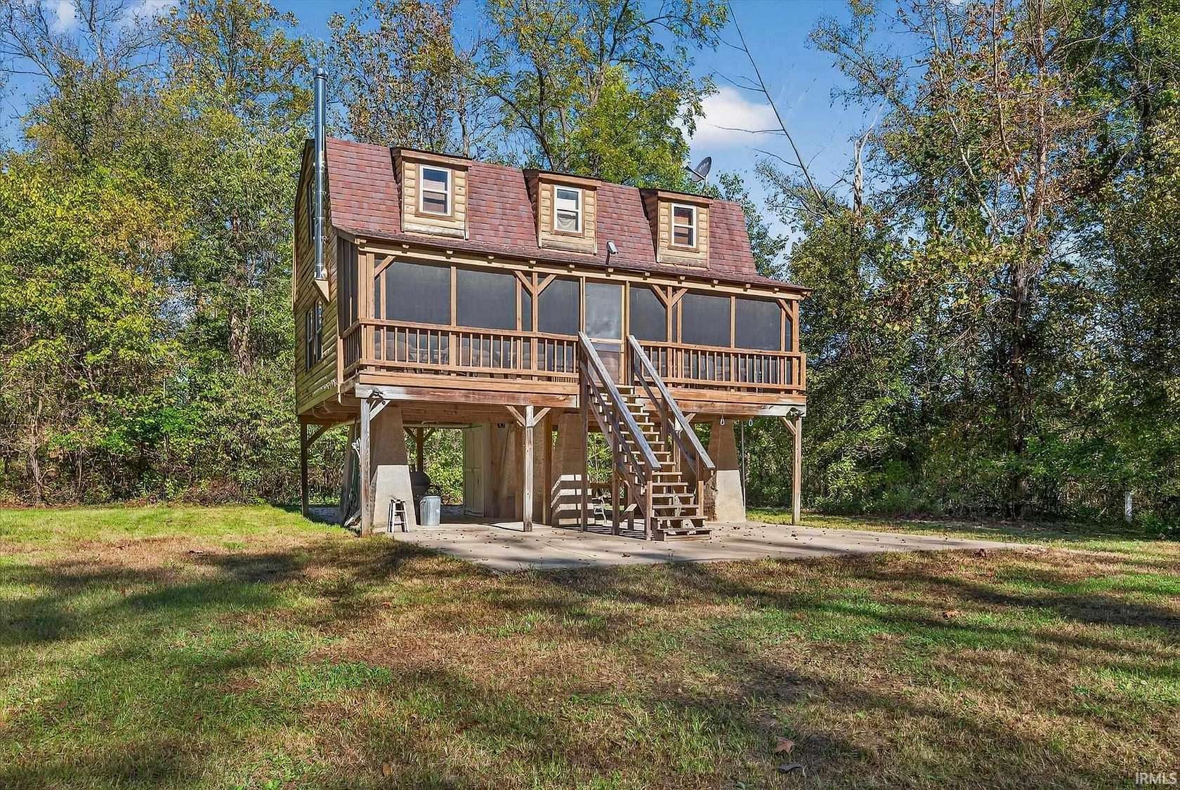 4 Acres of Land with Home for Sale in Worthington, Indiana