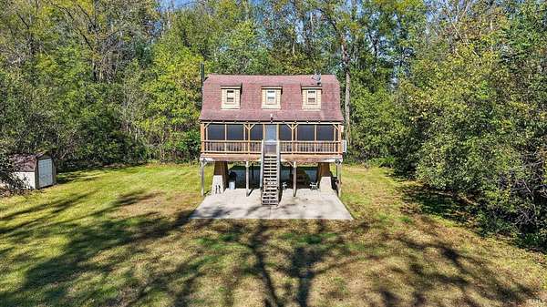 4 Acres of Residential Land with Home for Sale in Worthington, Indiana