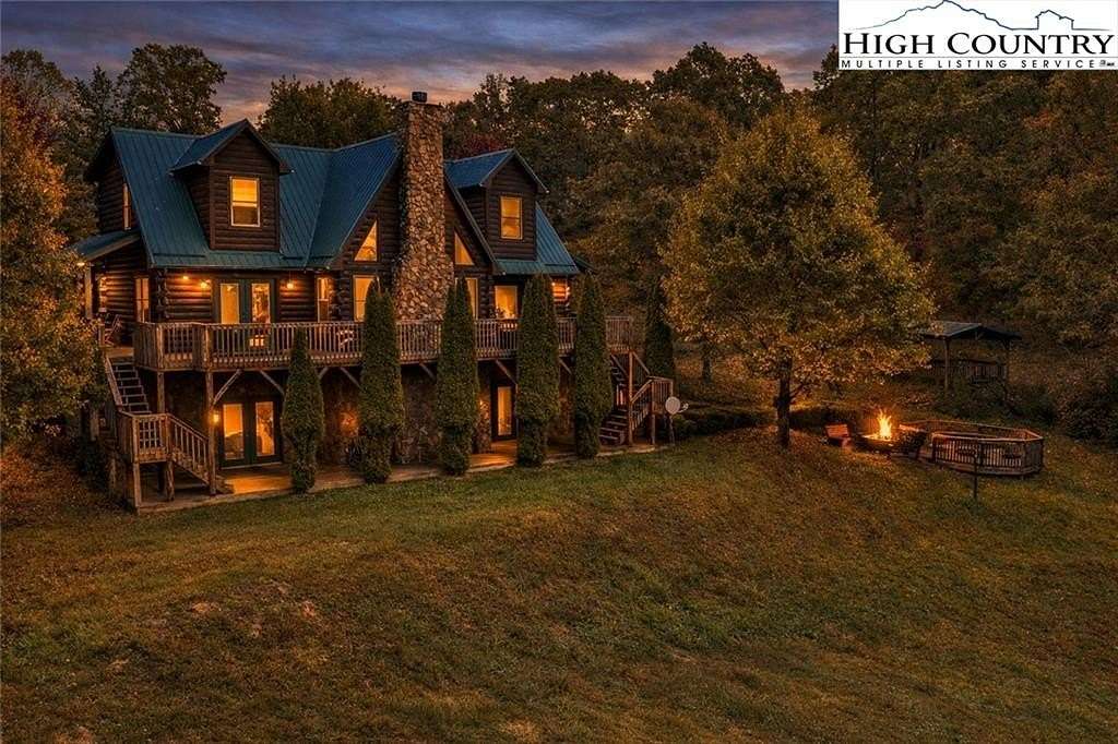 10 Acres of Recreational Land with Home for Sale in Grassy Creek, North Carolina