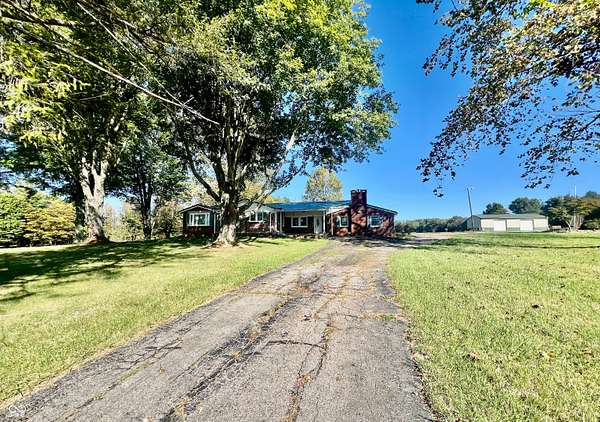 5 Acres of Residential Land with Home for Sale in Columbus, Indiana