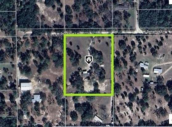 3.12 Acres of Residential Land with Home for Sale in Homosassa, Florida