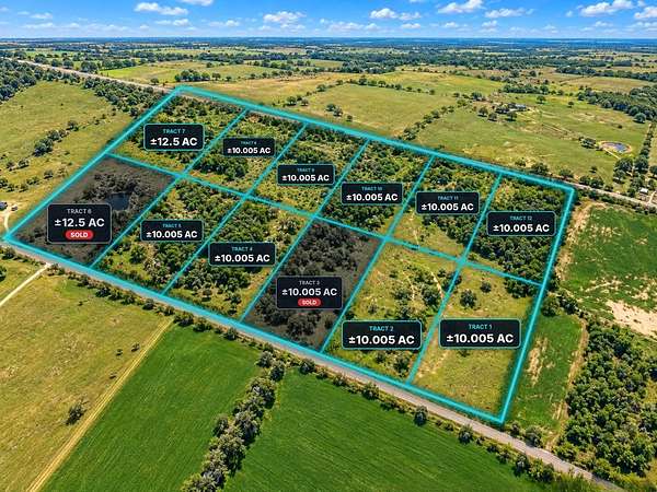 10 Acres of Agricultural Land for Sale in Riesel, Texas