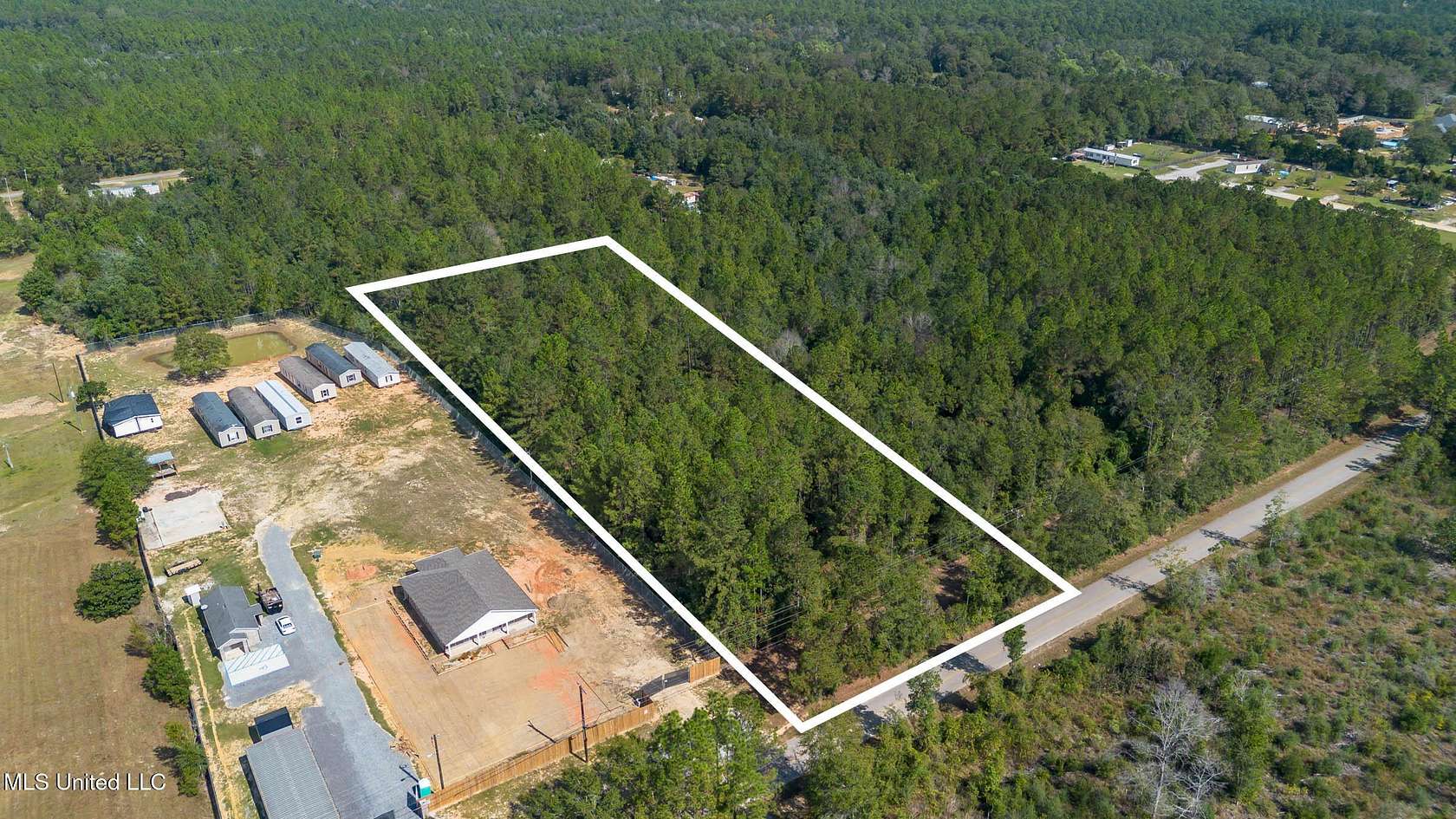 2.8 Acres of Commercial Land for Sale in Saucier, Mississippi