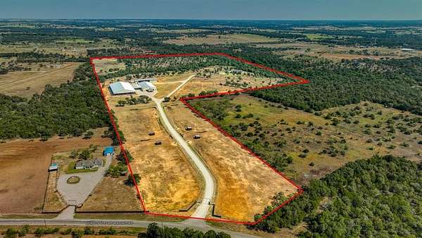 69.9 Acres of Land with Home for Sale in Mineral Wells, Texas