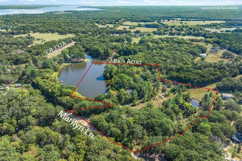 7.68 Acres of Residential Land with Home for Sale in Quinlan, Texas