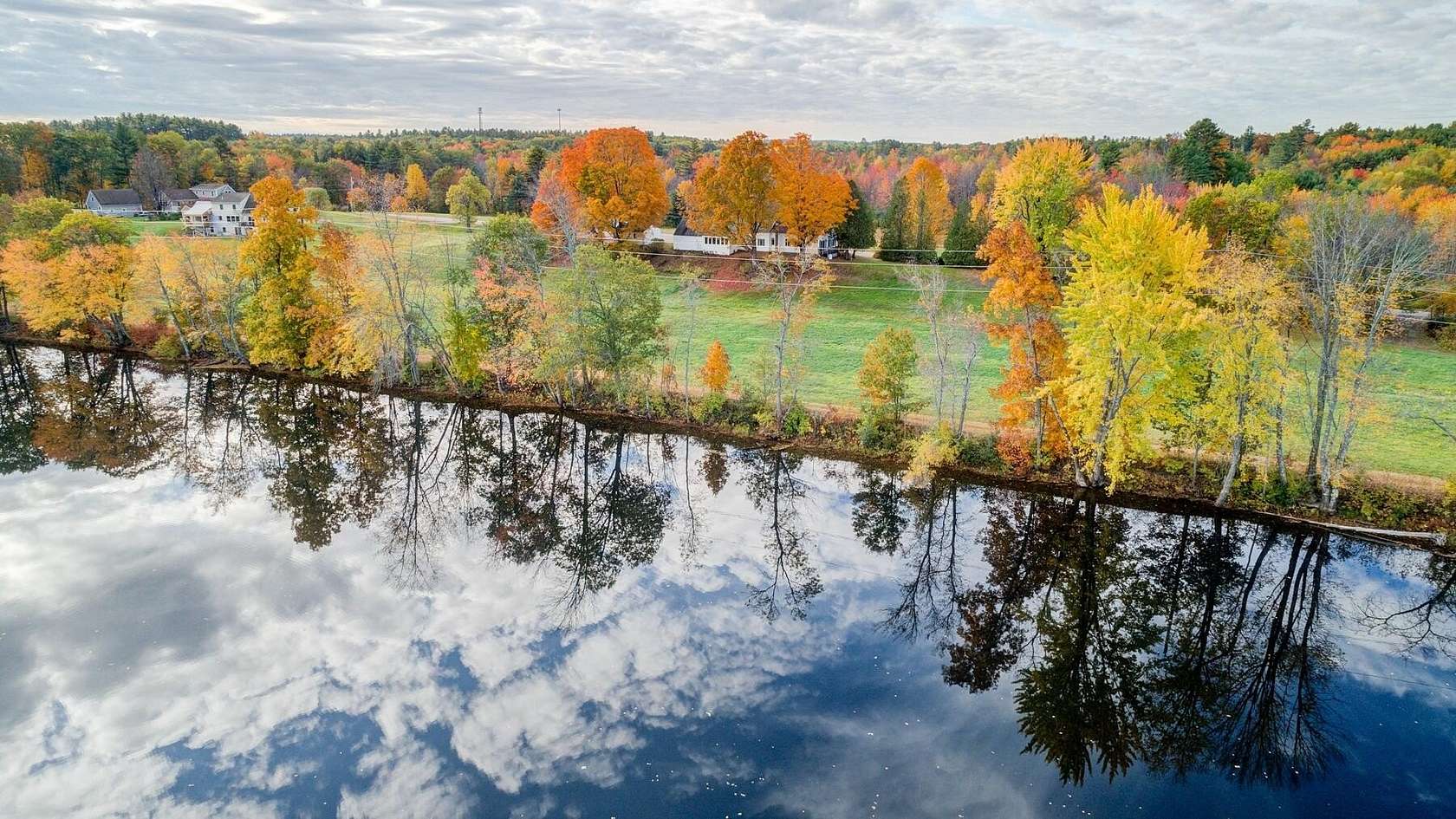 5 Acres of Residential Land with Home for Sale in Hollis Town, Maine