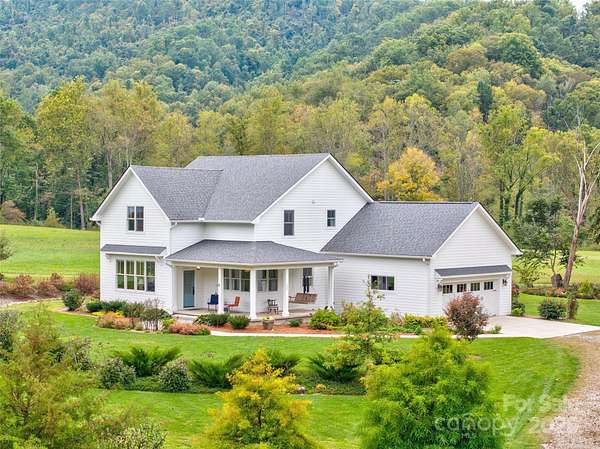 11.8 Acres of Land with Home for Sale in Weaverville, North Carolina