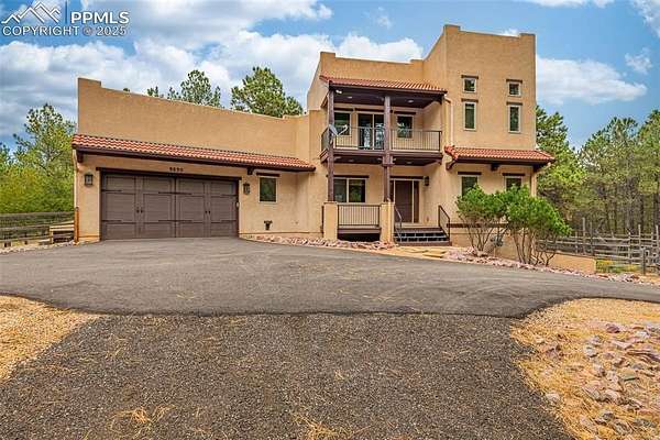 6.64 Acres of Residential Land with Home for Sale in Colorado Springs, Colorado