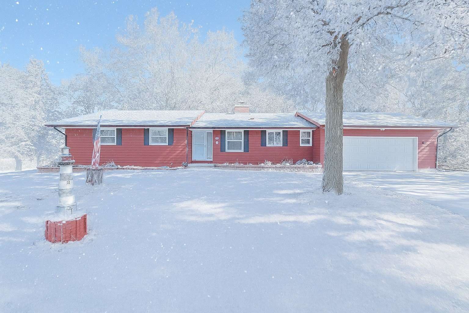 5 Acres of Land with Home for Sale in Huntley, Illinois