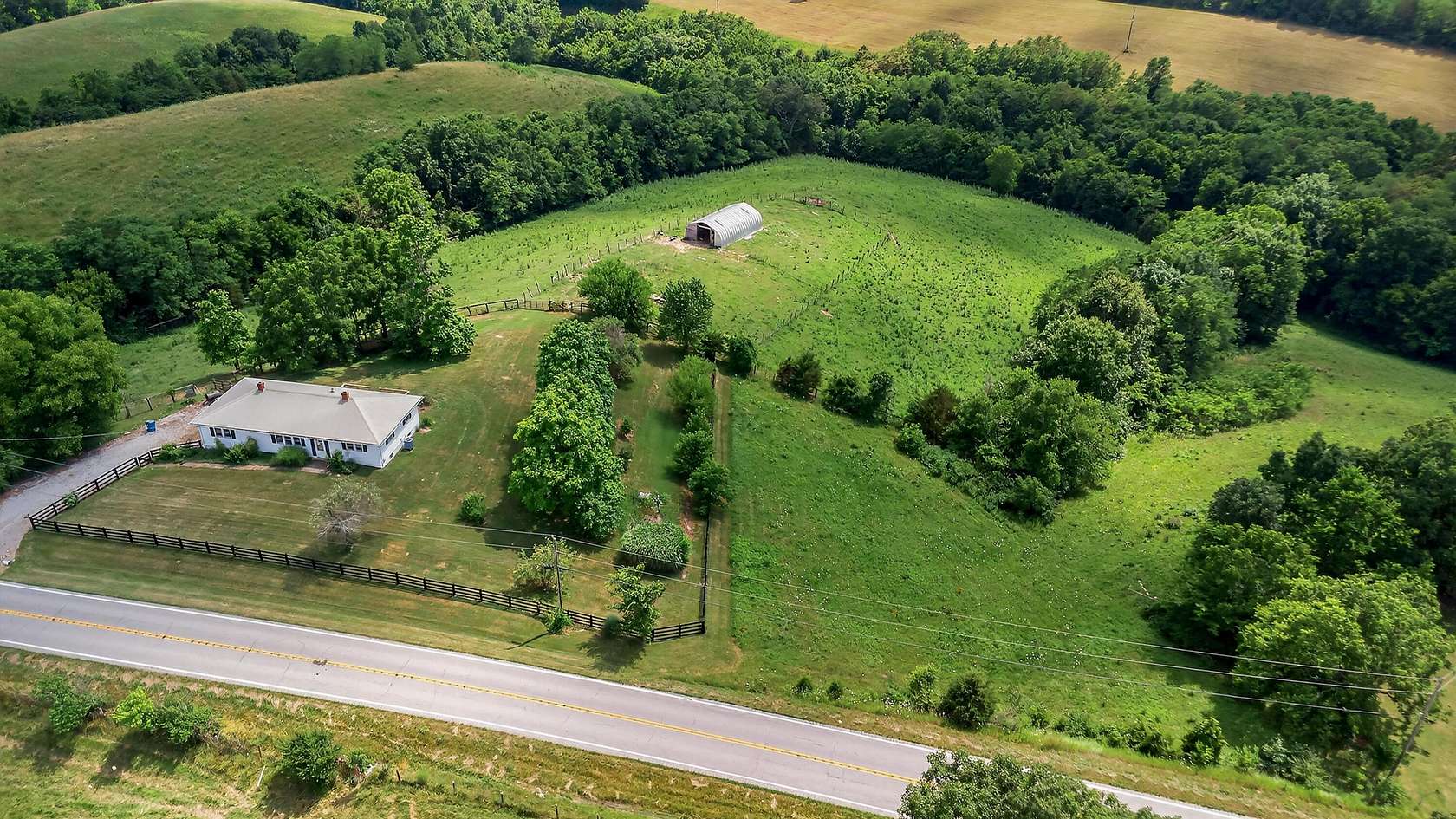 11 Acres of Land with Home for Sale in Williamstown, Kentucky
