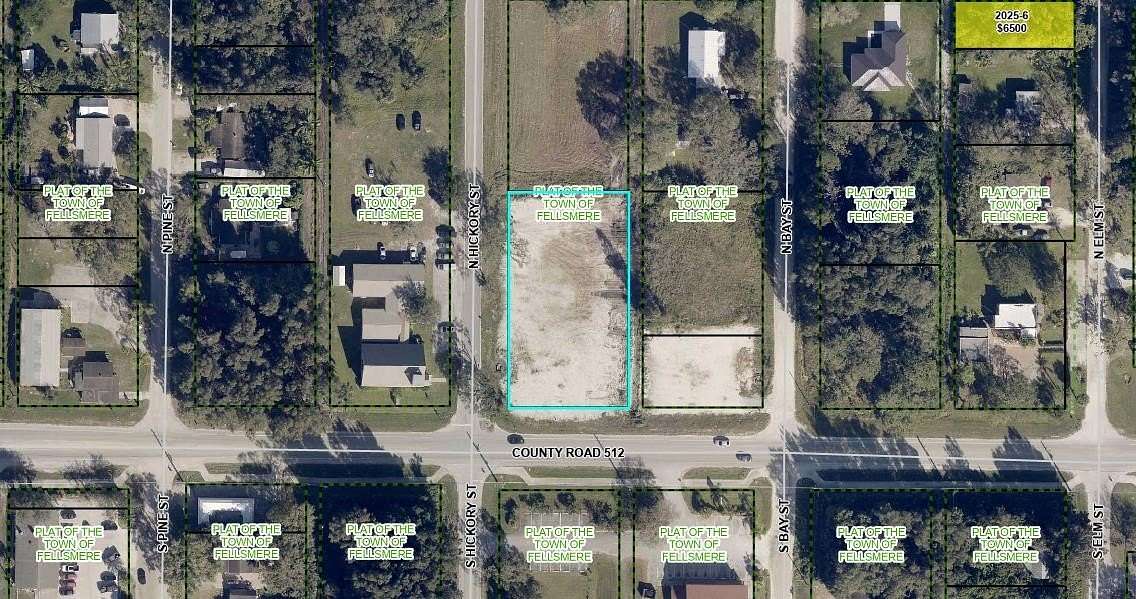 0.87 Acres of Commercial Land for Sale in Fellsmere, Florida