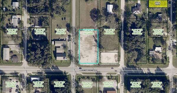 0.87 Acres of Commercial Land for Sale in Fellsmere, Florida