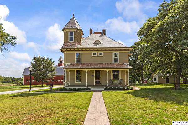 6 Acres of Residential Land with Home for Sale in Waverly, Nebraska