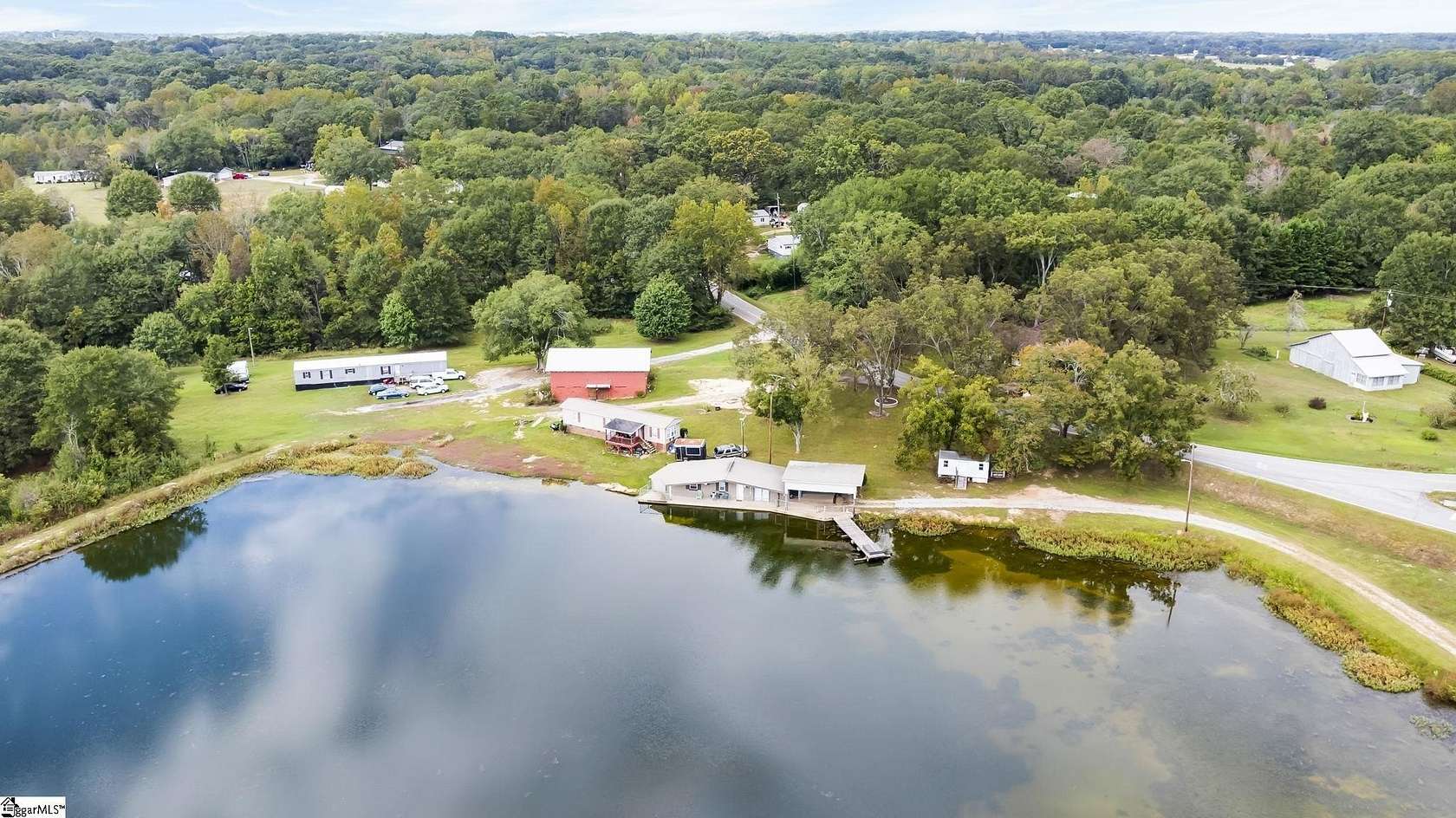 17.5 Acres of Land with Home for Sale in Belton, South Carolina