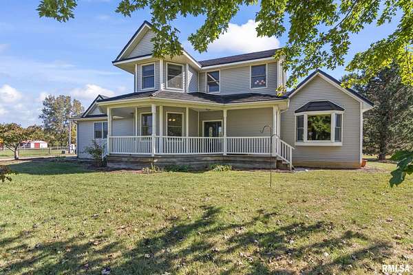 5 Acres of Land with Home for Sale in Rochester, Illinois