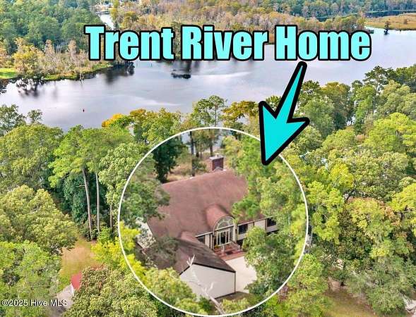 1.58 Acres of Residential Land with Home for Sale in New Bern, North Carolina