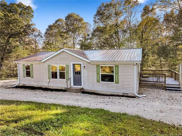 9.4 Acres of Residential Land with Home for Sale in Paoli, Indiana