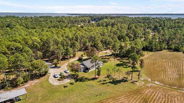 15.1 Acres of Land with Home for Sale in Newport, North Carolina