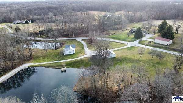 32.7 Acres of Land with Home for Sale in Greencastle, Indiana