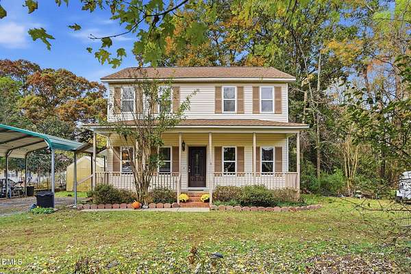 2 Acres of Residential Land with Home for Sale in Willow Springs, North Carolina